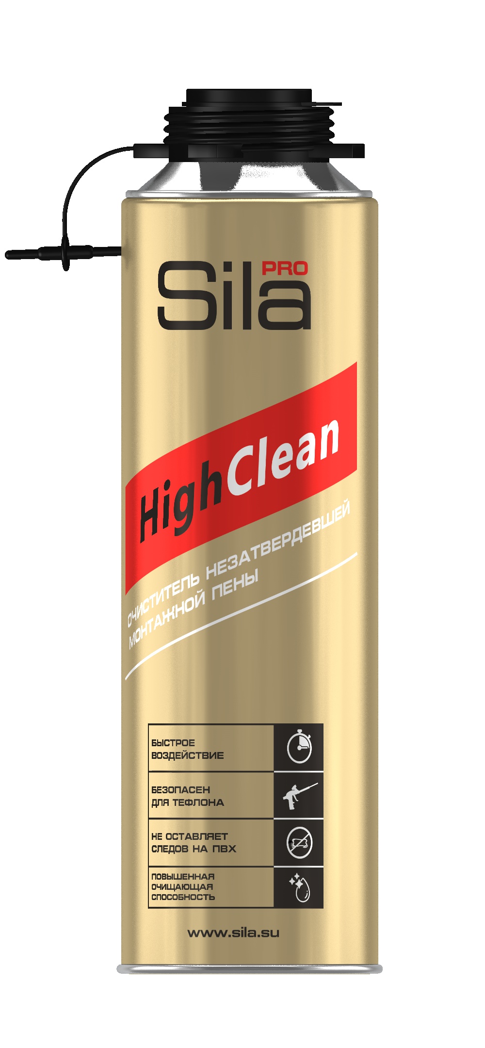 Sila Pro HighClean, очиститель незатвердевшей монтажной пены